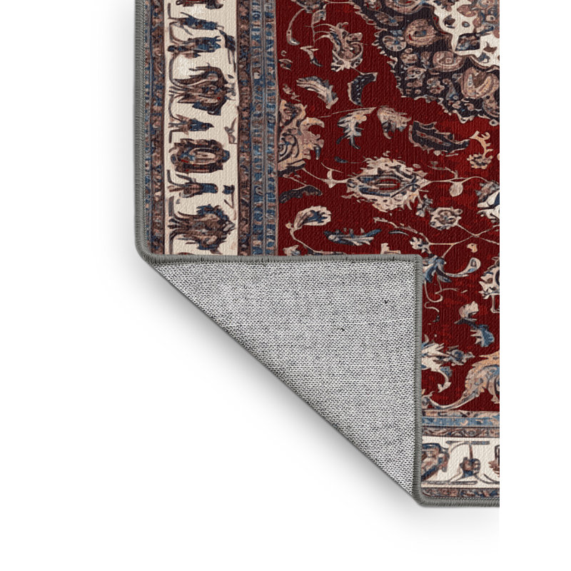 Tapis brun lavable à la machine, Rectangulaire 3 pi x 5 pi
