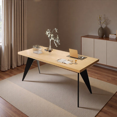 Bureau rectangulaire moderne et multifonctionnel