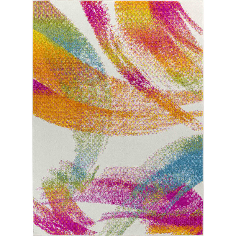 Addai Abstract Area Rug, Rectangle 160 x 213cm
