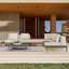 Filmore 6 - Person Modular Patio Conversation Sets with Cushions