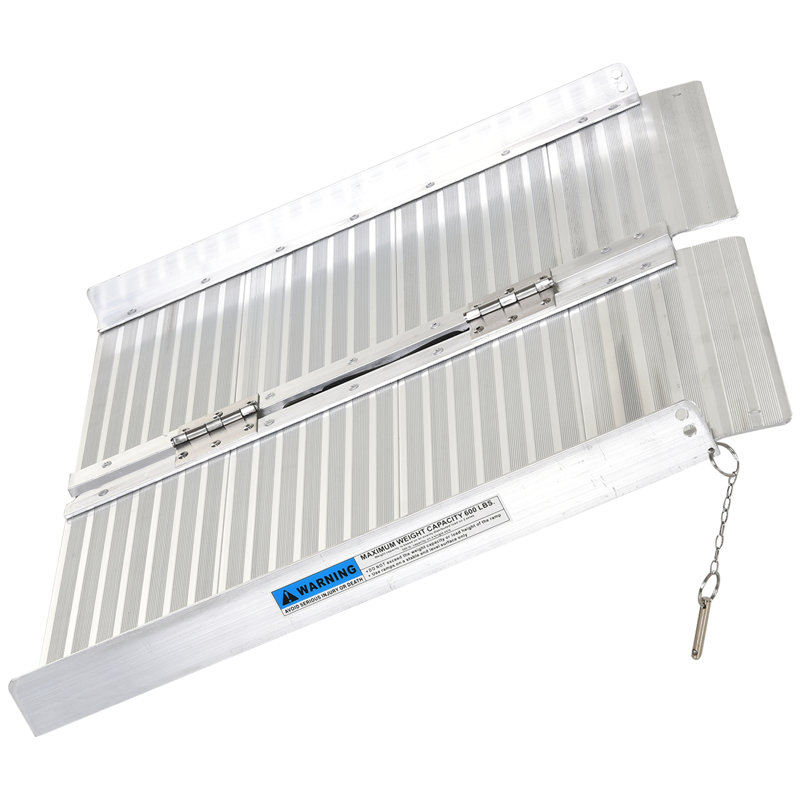 Folding Portable Mobility Wheelchair Threshold Ramp