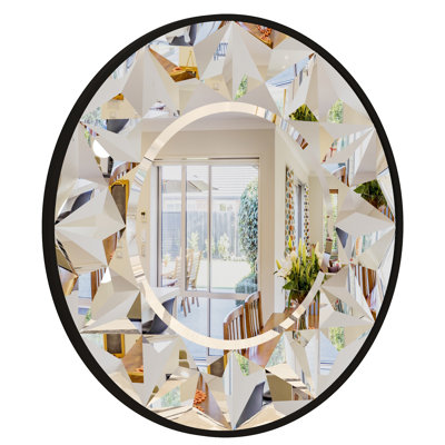 Adenike Engineered Wood Flat Wall Mirror