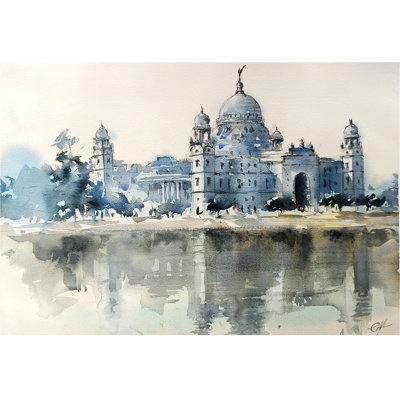 Old Historic Monument | Watercolor On Paper | Wall Décor