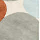 Glory Hand Tufted Wool Green/Gray/Orange Rug