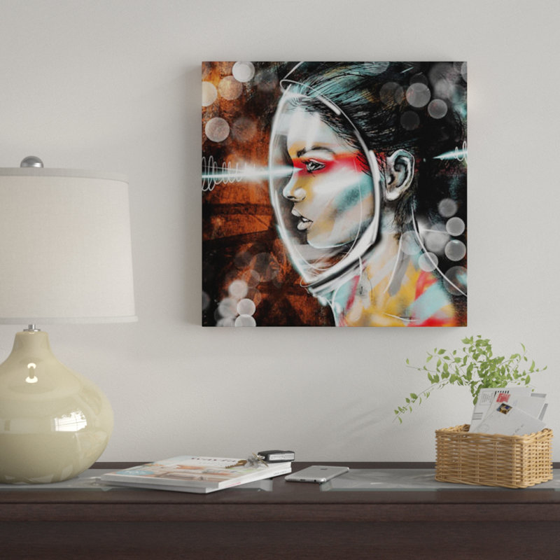« repiquement pique iv », impression sur toile, H 12 po x l 12 po x P 0,75 po, Toile tendue, Pas de tapis
