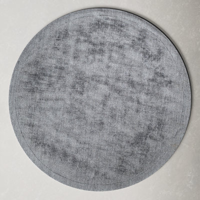 Mckinley Handmade Viscose Gray Rug