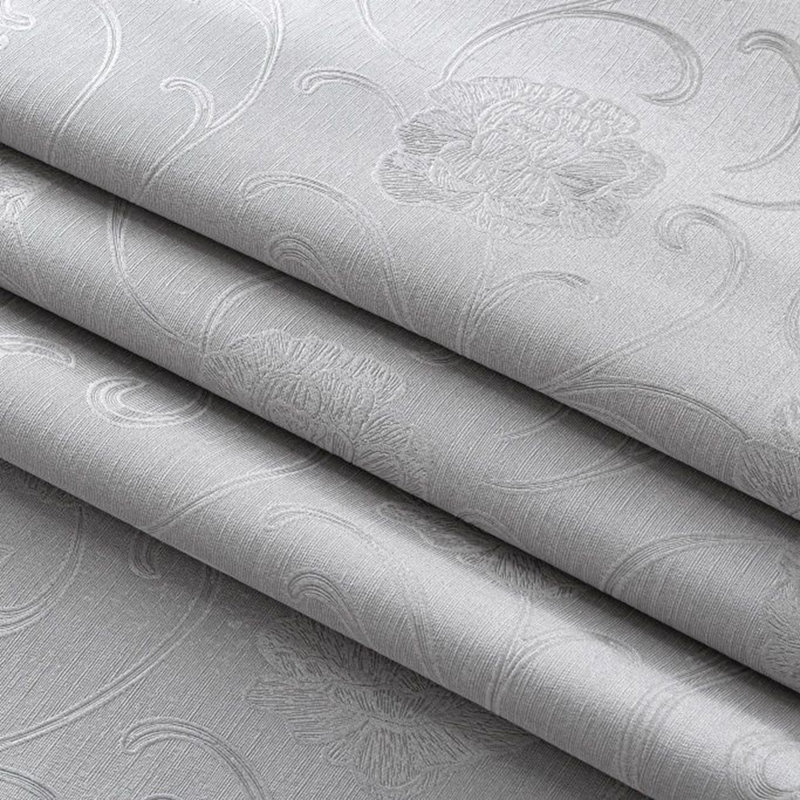 Rideau en polyester Dickison, Argent, L 54 po x L 95 po