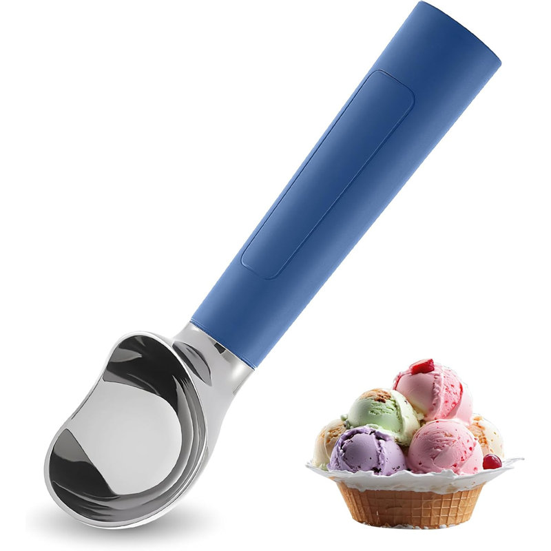 Usb Rechargeable Heated Ice Cream Scoop Blue
