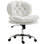 Chaise de bureau sans accoudoirs avec siège rembourré épais et large, fonction d'inclinaison