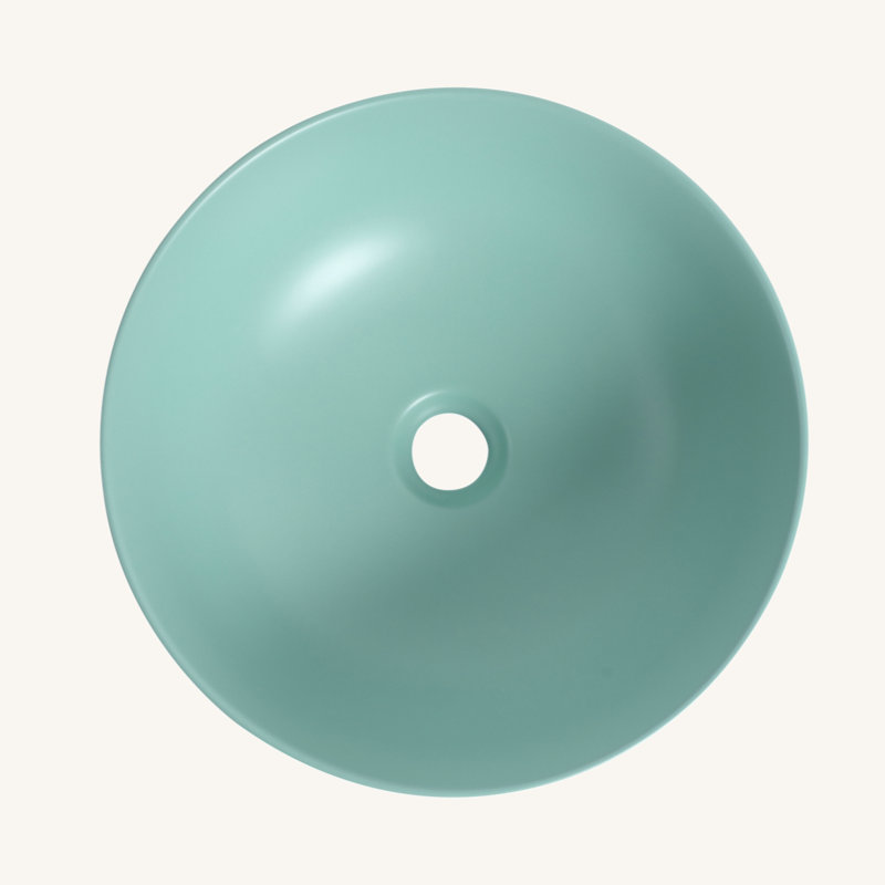 Lavabo vasque pour salle de bain, Vert clair