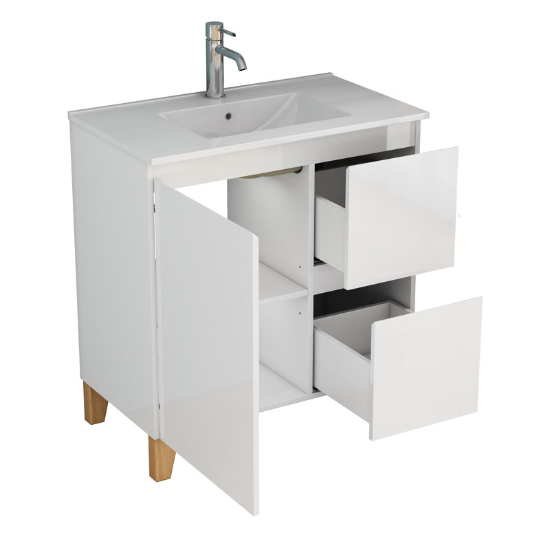 Meuble-lavabo sur pied 32 po avec lavabo