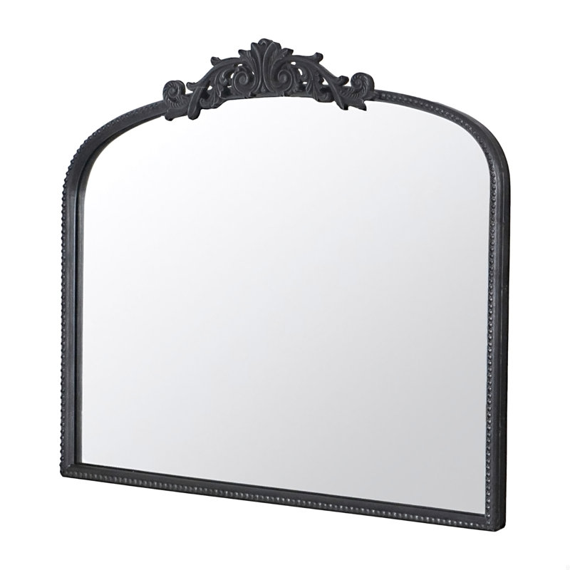 Miroir arqué et cadre d'inspiration baroque