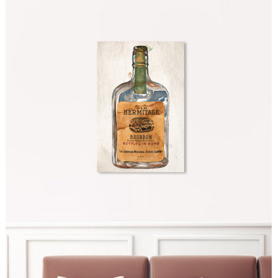 Drinks and Spirits Bourbon Whiskey Liquor - impression sur toile tendue