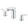 BauLoop Widespread Bathroom Faucet with Drain Assembly