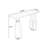 62.99" Black Rectangular Solid Wood Bar Table
