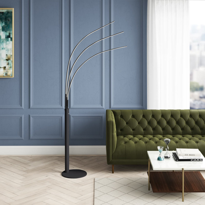 Petit 92'' LED Tree Floor Lamp, Black