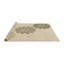 Tapis 100% à motifs lavables à la machine 2989 Pat1313 BRN-67874216