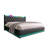 King Size Upholstered Bed, 360 Surround Led Function, Buttons/Apps/Remote Control
