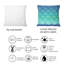 Coussin Ethnique Ocean Waves - Imprimé moderne-87308174