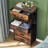 23.22" W 7-Drawer Dresser, Rustic Brown-1527401039