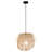 Aaryash 19"W Eclectic Jute Pendant Light