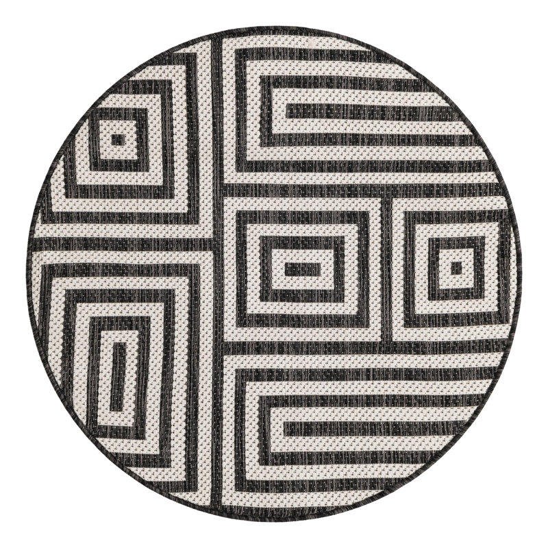 Tapis Forte Hower, Rond 3 pi 1 po