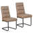 Chaise de salle à manger moderne, ensemble de 2 - sélectionné