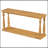 Vintage Wood Grain Console Table - Space-Saving Design With Lower Shelf And Four Solid Wood Tapered Legs, Modern Narrow Entryway Table For Entry, Hallway, Living Room, Or Bedroom-616035850