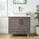 Meuble-lavabo autoportant moderne 30 po avec lavabo vasque