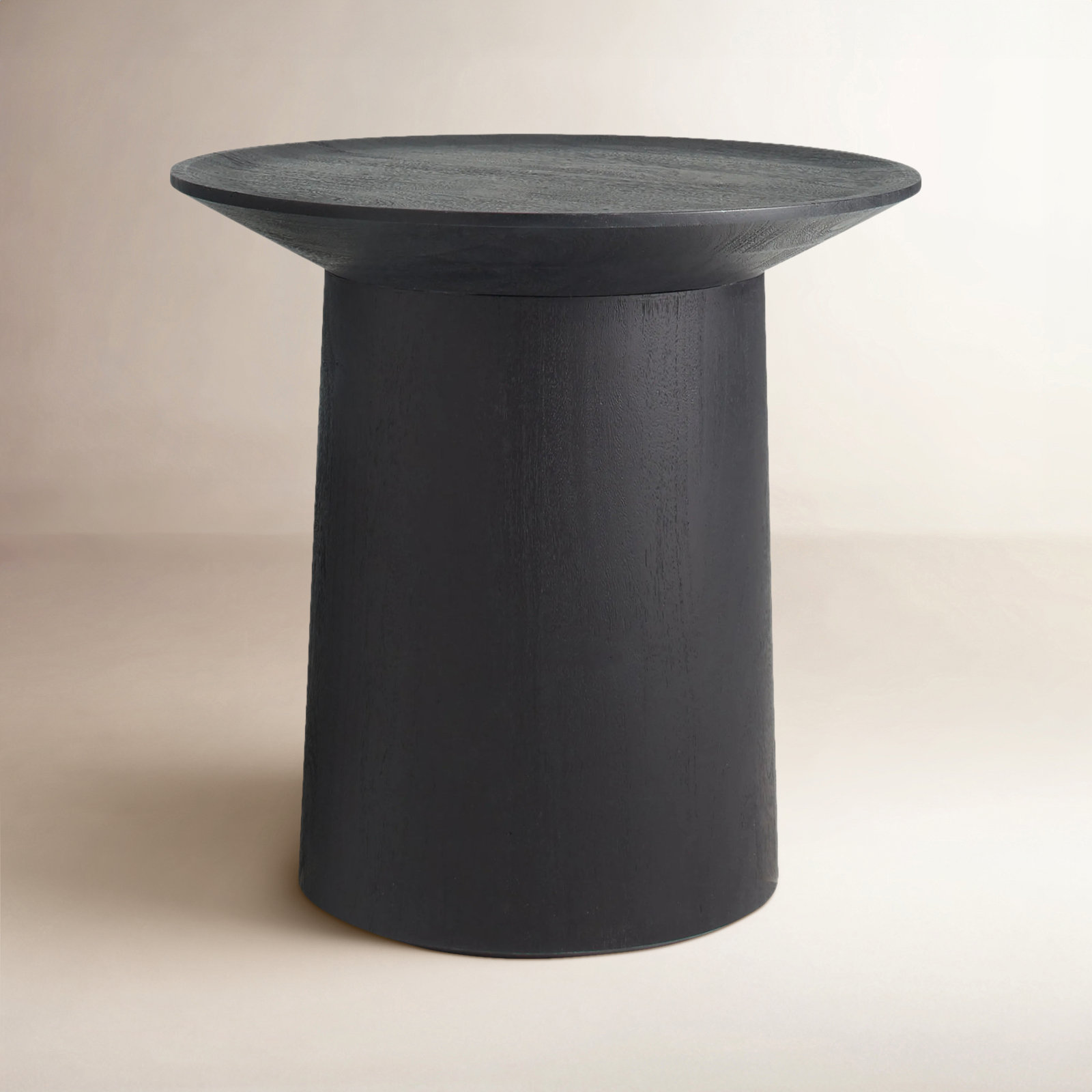 Coco Solid Wood Single End Table, 19" H x 20" W x 20" D
