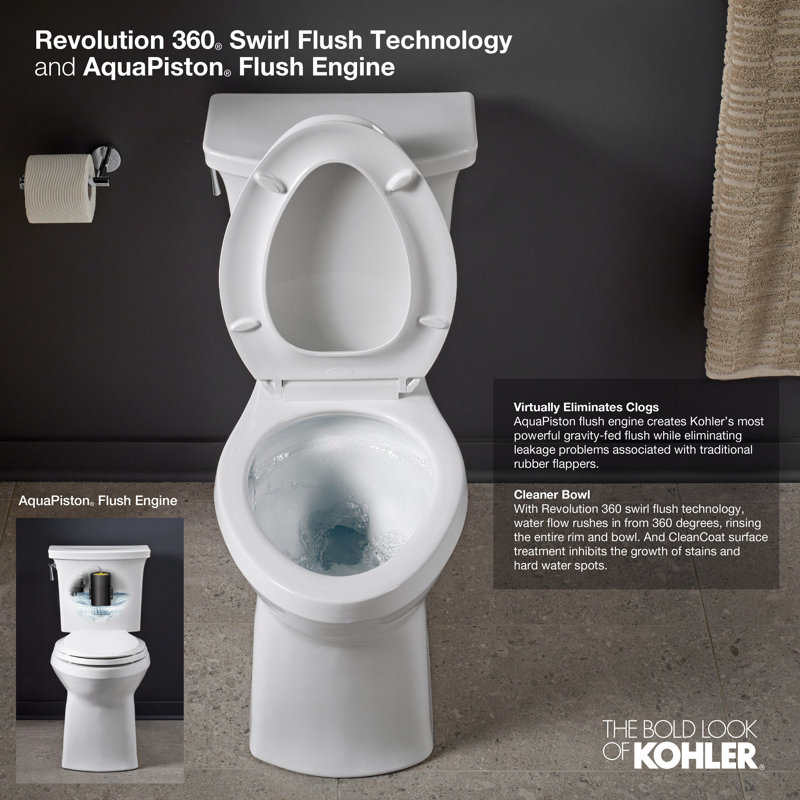 Cimarron 1.28 Gpf Toilet Tank With Continuousclean Technology, Ivory