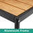 Cyanni 8 - Person 82.5'' L Outdoor Dining Set with Umbrella Hole-2078314643