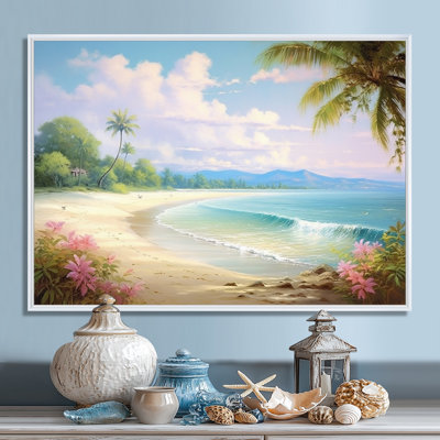 Rourke - plage et océan, art mural