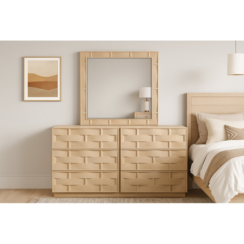 Weave Dillsboro Mirror, Natural