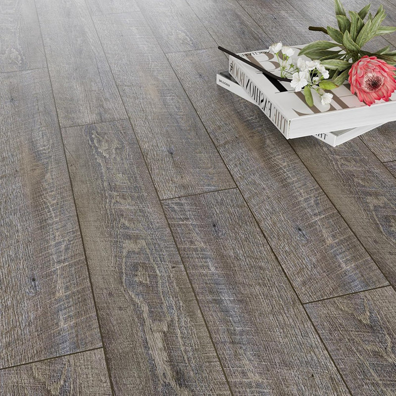 Revêtement de sol rustique en vinyle Barnwood