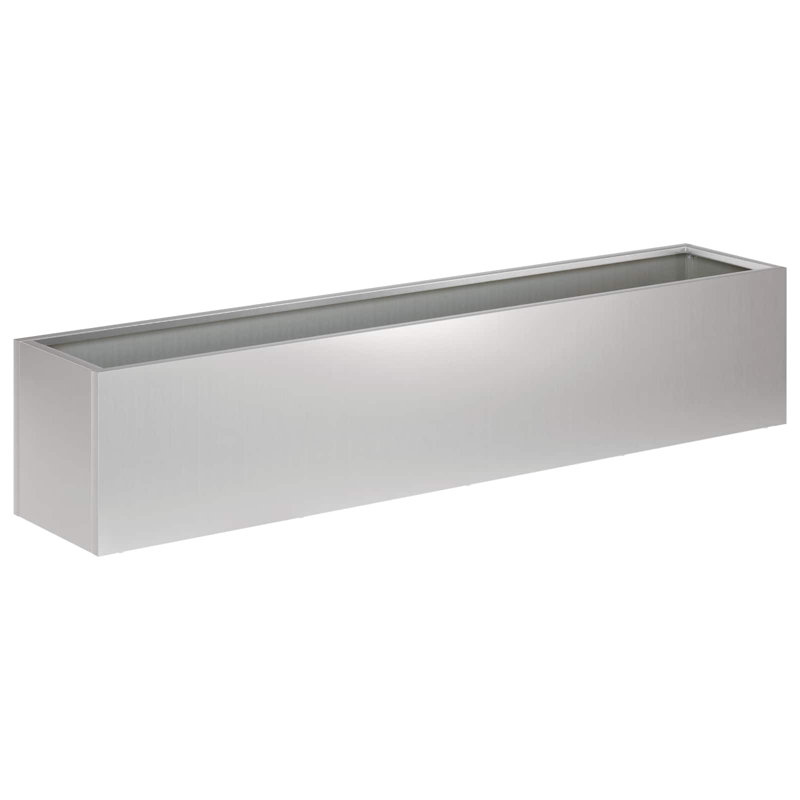 Planter Box, 20cm H x 100cm W x 100cm D, Rusty