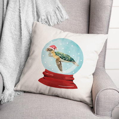  Coussin Sea Turtle Snow Globe