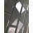 Frosted Elegance 3 in. x 12 in. Diamond Grade Glass Beveled Subway Decorative Kitchen & Bathroom Wall Tile