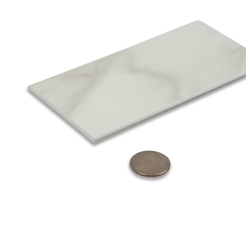 Avant Decor Bex Metro Stone Look 3'' W x 6'' L Stone Composite Peel and ...