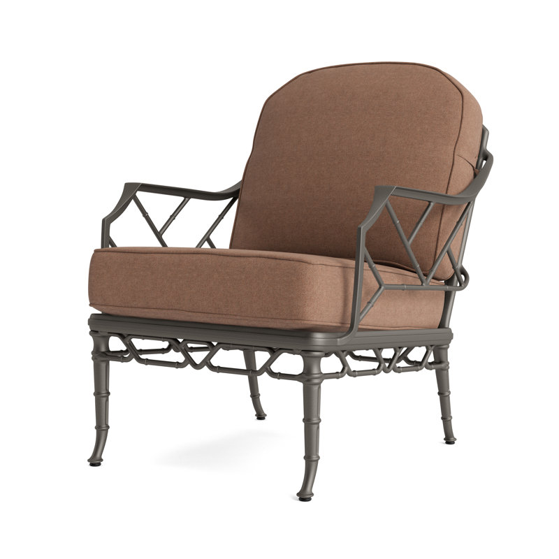 Calcutta Outdoor Lounge Chair, Fusion Clay, Mica