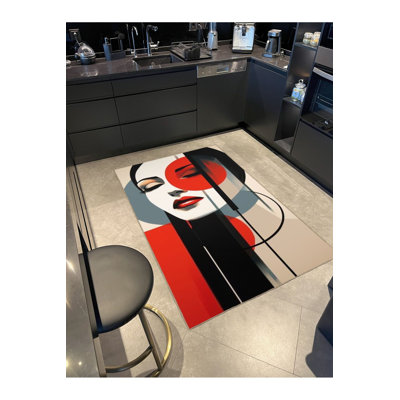 Tapis lavable à motif moderne Modern