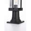 Lampadaire extérieur noir Nikole