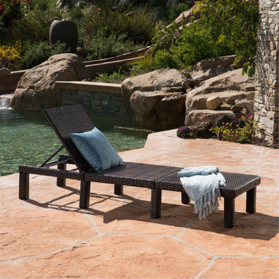Chaise longue sans coussin