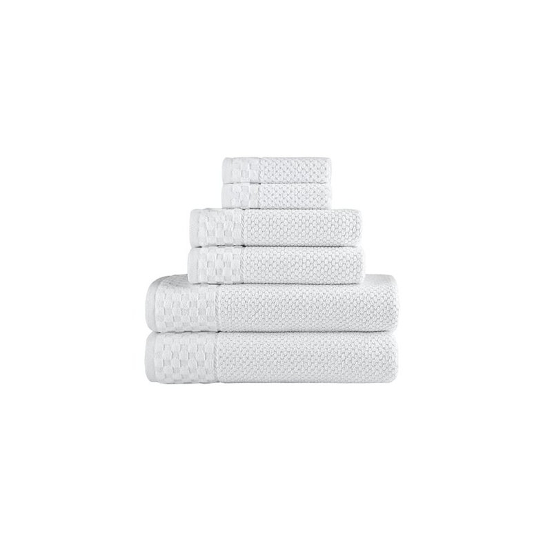 Ensemble de serviettes 6 pièces Deacon Boston, Blanc