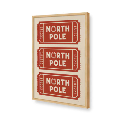 «Santa's Boarding Pass», reproduction d'art