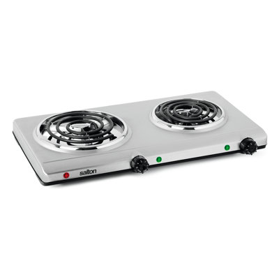 Double plaque de cuisson électrique Salton