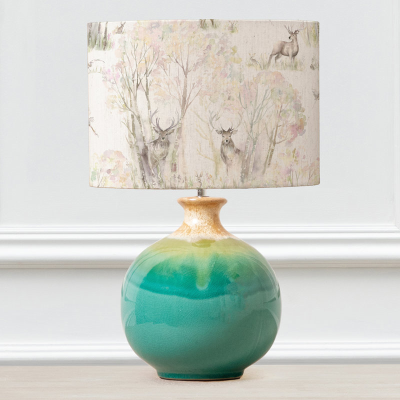 Enchanted Forest Ceramic Table Lamp