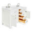 Ensemble de meuble-lavabo double 61 po Abbate-85364211