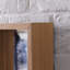 Stelle Wood Wall Mirror with Shelves