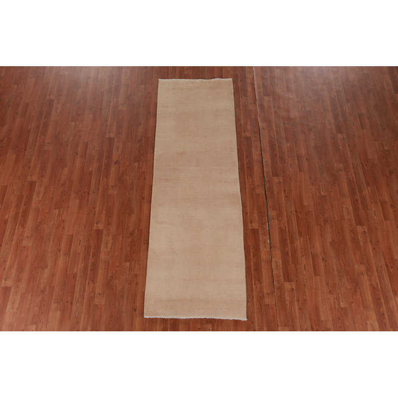 Vegetable Dye Gabbeh Persian Runner Rug 3x8